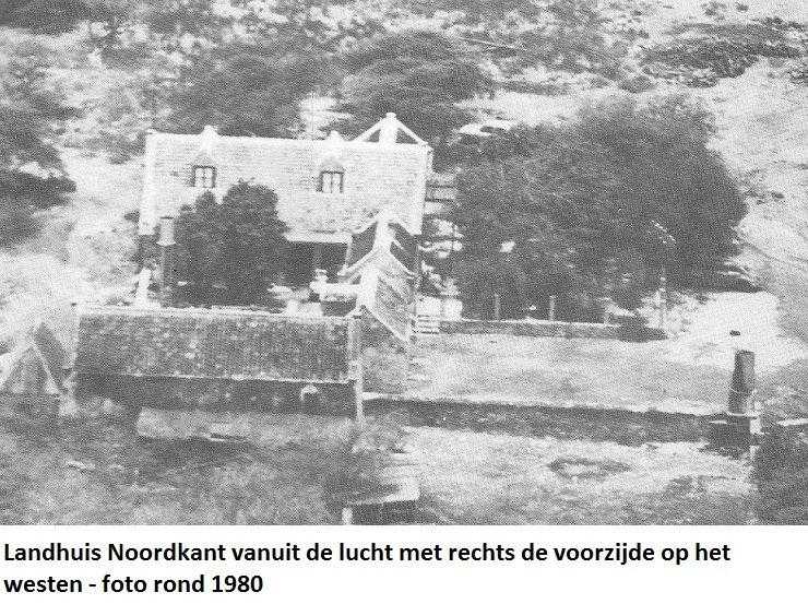 01. Noordkant vanuit de lucht - voorzijde op het westen 1980